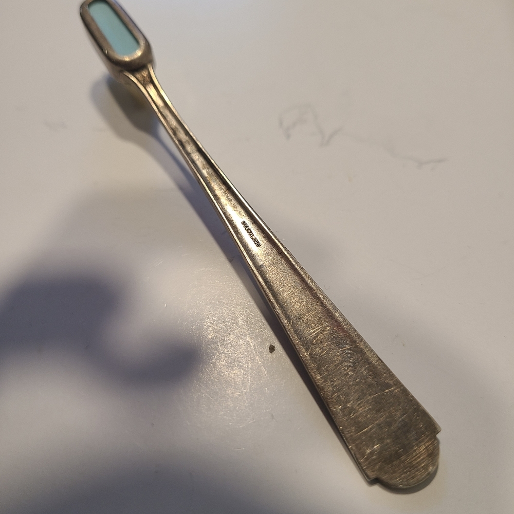 Vintage Sterling silver child's toothbrush - Picture 4 of 5